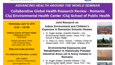 2019 Collaborative Global Health Research Review – Romania Cluj Environmental Health Center/ Cluj School of Public Health.
